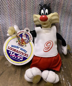 1991 LOONASTICKS SYLVESTER PLUSH WINDOW STICK-ON DOLL TOY WB AUSSIE EXCLUSIVE!!!
