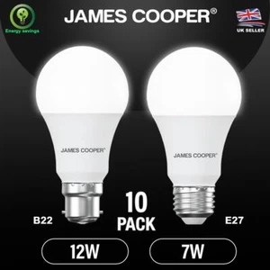 LED 12W/7W BC ES GLS Energiesparlampe Globe Leuchtmittel warm kaltweiß Tageslicht - Bild 1 von 15
