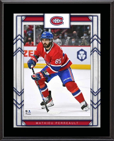 Mathieu Perreault Montreal Canadiens 10.5" x 13" Sublimated Player Plaque Cover