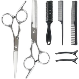 Professional Hairdressing Scissors Hair Thinning Barber Shear Cutting Set Comb - Picture 1 of 7