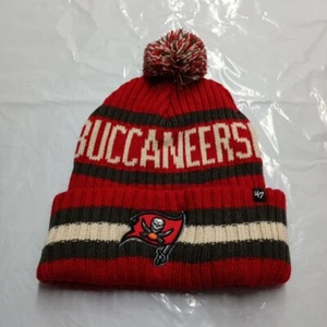 Tampa Bay Buccaneers 47 Brand Knit Hat Bering Cap - Picture 1 of 4