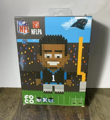 NFL BRXLZ Player Bobblehead Cam Newton Carolina Panthers Cover