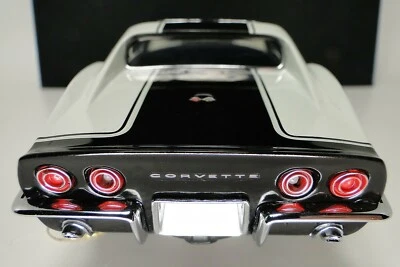 Chevrolet Corvette Stingray Chevy Race Car55Sports57Carousel White1963 1971 - Image 1 of 4