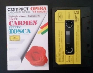 Bizet Puccini - Carmen Tosca Highlights - Cassette - Picture 1 of 4