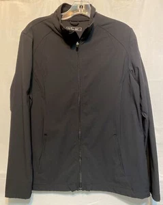Giacca Lady Hagen Donna Large Nera Golf Tennis Pickle Cerniera Intera Finto Collo - Foto 1 di 6
