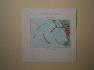 Italien: Civitavecchia; antike Landkarte 1875. #89 - Bild 1 von 1