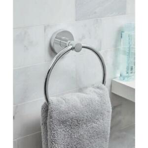 BH&G Wall Mount Towel Ring Holder Sink Bath Hardware Accessory Polished Chrome