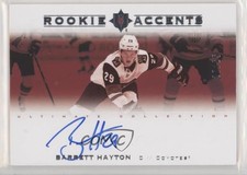 2019-20 Upper Deck Ultimate Collection Accents /65 Barrett Hayton Rookie Auto RC