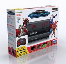 Retro-Bit Generations Plug and Play Game Console Red/Black Over 90+ Retro Games