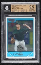 2007 Bowman Draft Chrome Draft Picks David Price #BDPP55 BGS 9.5 GEM MINT