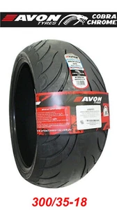 AVON COBRA CHROME 300/35VR18 REAR TIRE HARLEY CUSTOM SOFTAIL RIGID CHOPPER - Picture 1 of 1