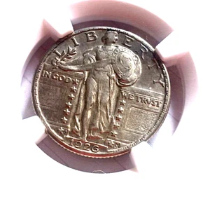 1926 S STANDING LIBERTY QUARTER, NGC AU53 VERY NICE SALE NEW LOW PRICE - Picture 1 of 5