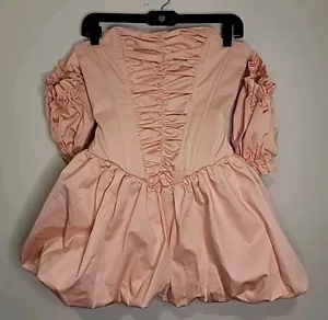 Sugar Thrillz Dolls Kill Corset Dress Small Pink Lush Opulence Renaissance NWOT - Picture 1 of 8
