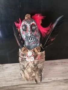African Voodoo Spirit Summoning Death Rattle, Ugandan, Hand Made - Picture 1 of 8