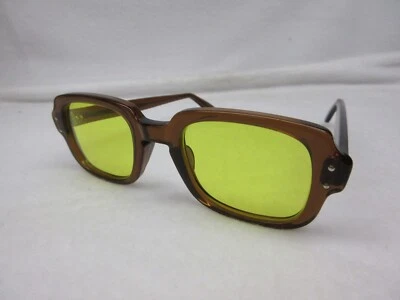 Gafas de sol Tozier Movie It Militar Excedente BCG Marrón Amarillo Juegos con disfraces De colección Nuevas Foto 1 de 4