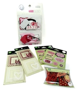 Großpackung Posten 13 Valentinstag Liebe Handwerk Verzierungen Erinnerungen schaffen 101 Stck. ttl NEU - Bild 1 von 6