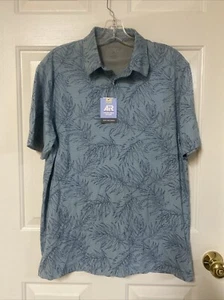 Van Heusen Air Wick AR cooling zone activewear Teal Polo Shirt Mens M NWT $50 - Picture 1 of 7