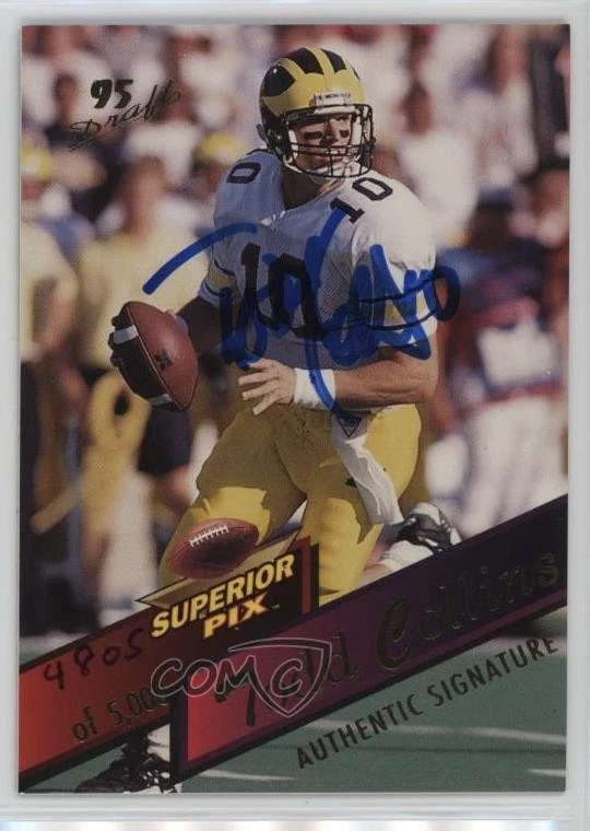 1995 Superior Pix Auto /5000 Todd Collins #27 Auto - Image 1 of 2