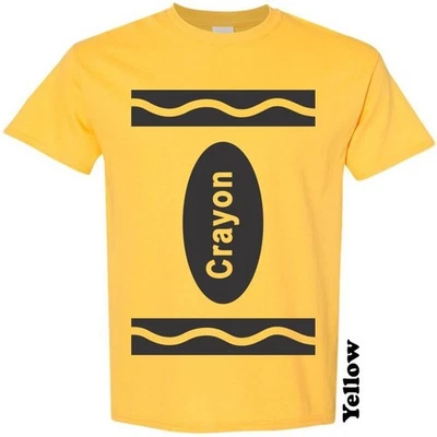 Crayon costume Youth Boys Girls Kids Halloween costumes  Shirt - Image 1 of 3