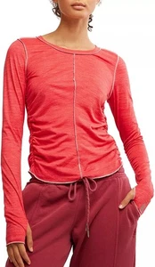 Damen-Langarmshirt Größe Small Free People Movement FP Right On Run Lagenlook - Bild 1 von 10