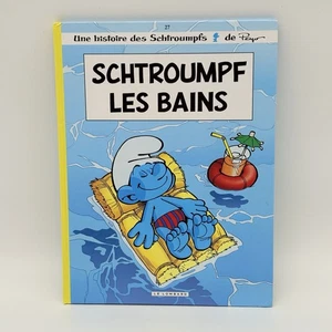 LES SCHTROUMPFS: SCHTROUMPF-LES-BAINS (FRENCH EDITION) *Excellent Condition* - Picture 1 of 6