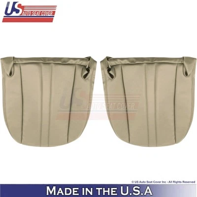 1996-2025 Fits GMC Savana Bottom Leatherette Replacement Seat Covers Neutral - Image 1 of 4
