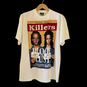 Camisa Vintage 1994 Natural Born Killers “Blood Lust” Puntada Única REIMPRESIÓN XL - Imagen 1 de 8