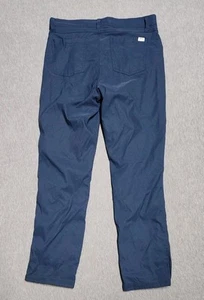 Orvis Hose Herren 34X32 blau Fleece gefüttert Tech Performance isoliert Stretch - Bild 1 von 9