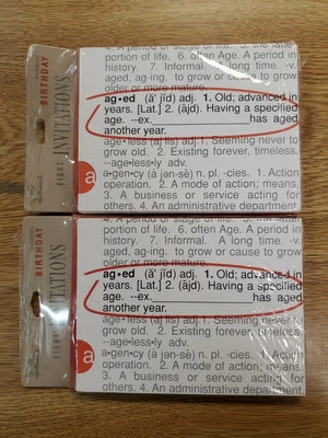 Hallmark Cards Birthday Invitations 2 Packs 16 Total - Image 1 of 2