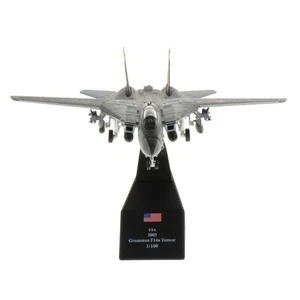 F14 Tomcat Fighter Modello scala 1/100 Diecast Militare Aereo Giocattolo - Foto 1 di 5