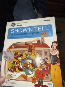 SHOW 'N TELL - Picture Sound Program - Retro Toy Record & Slides: Disney "Bambi" - Picture 1 of 1