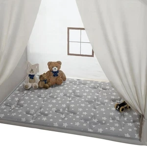 Kids Play Mat 53"x36" Non Slip for Tents Indoor/Outdoor Toddler Star Print Large - Picture 1 of 6