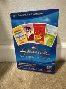 Hallmark Card Studio Deluxe 2011 Greeting Card Software XP Vista 7 NEW SEALED - Picture 1 of 4