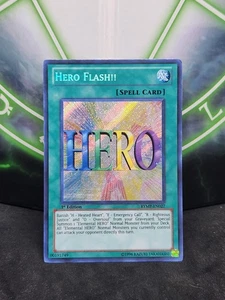 Yugioh Hero Flash!! RYMP-EN027 Secret Rare 1st Edition NM - Bild 1 von 2