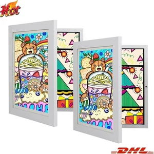 Obra de arte para niños marco de fotos apertura frontal dibujos para niños proyectos de arte DHL - Imagen 1 de 13