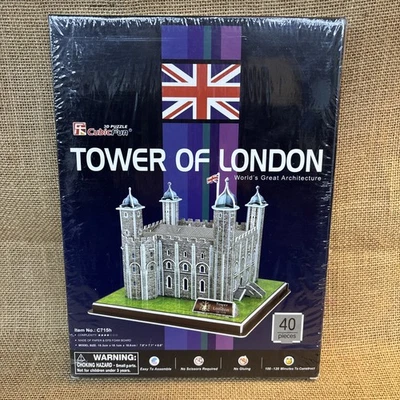 New DIY Tower of London UK Famous Building 3D Paper Model Creative Puzzle Kit - Image 1 of 4