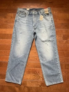 Jeans Levi's 550 uomo taglia 38x30 relaxed fit blu lavaggio chiaro nuovo con etichette 80€ - Foto 1 di 14