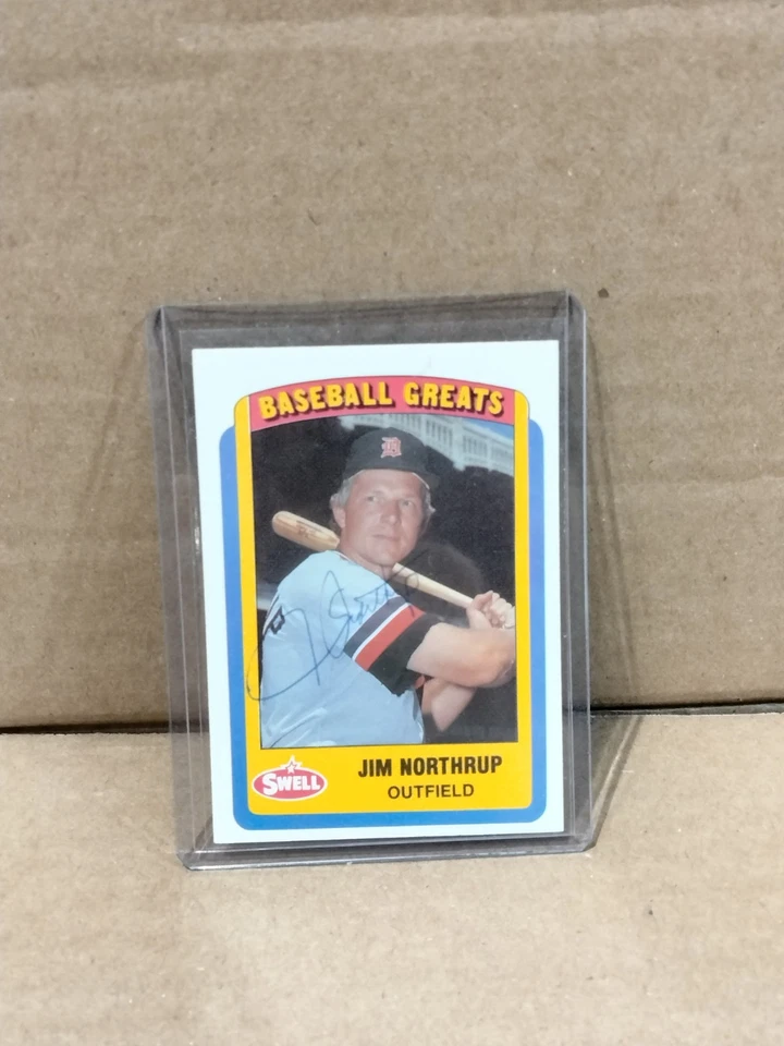 Jim Northrup Autographed 1990 Swell Baseball Greats #78 Trading Card - Image 1 of 2