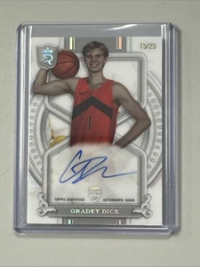 2023-24 Topps Royalty Gradey Dick Auto /25 - Picture 1 of 2