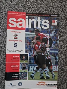 Southampton Matchday Programmes 2003-2004 Season - Picture 1 of 10