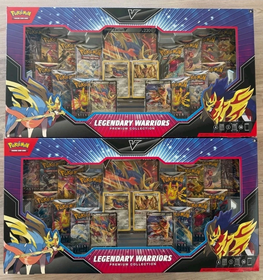(Lot Of 2) Pokemon TCG Legendary Warriors Premium Collection (Factory Sealed) - Image 1 of 1
