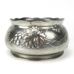 Kayserzinn Art Nouveau Bottle Holder 4153 Shell & Grapevine Hugo Leven Bowl - Picture 1 of 4