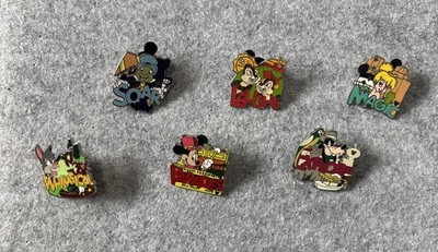 Lote de prendedores comerciales Disney Tink, Chip and Dale, Jiminy, Minnie, Goofy Foto 1 de 4