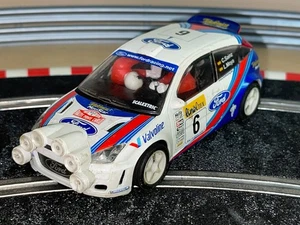 1406- Scalextric TecniToys Ford Focus WRC #6 Sainz Moya Rallye Monte-Carlo slot - Picture 1 of 3