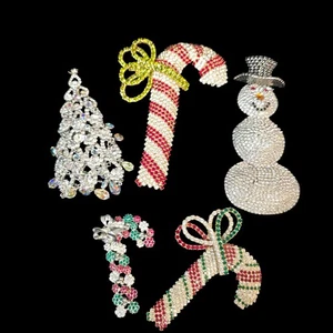 Kirks Folly große limitierte Weihnachtsbrosche Konvolut - Bild 1 von 22