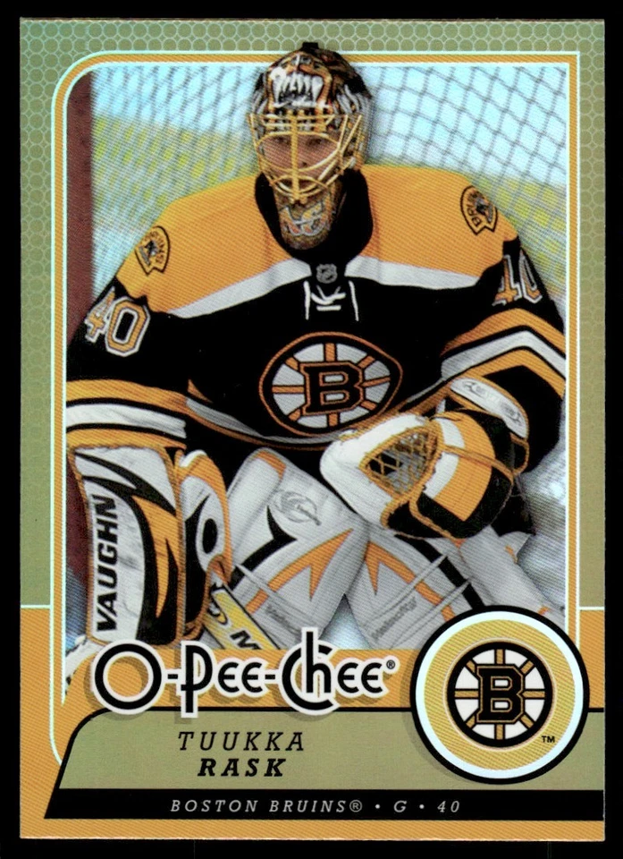 2008-09 O-Pee-Chee Gold Tuukka Rask Boston Bruins #112 - Image 1 of 2