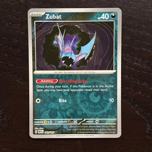 Zubat 041/165 Pokemon 151 Scarlet & Violet Reverse Holo Common NM - Picture 1 of 2