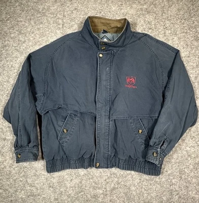 Vintage 90s Gear For Sports Dodge Ram Embroidered Size Large Bomber Jacket - Image 1 of 4