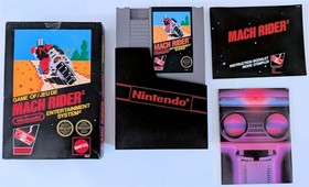 MACH RIDER Nintendo NES 1985, Game, Box, Manual, Used, Tested CDN VERSION