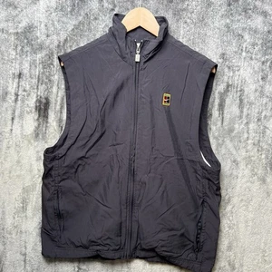 Men’s Vintage Nike Court 90’s Black Size Medium Vest Full Zip Tennis Gilet - Bild 1 von 8